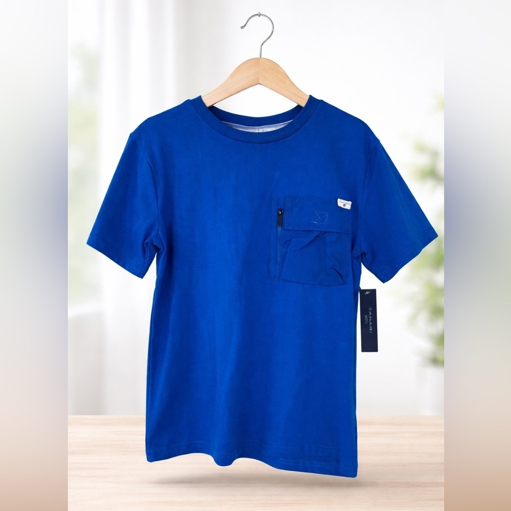 Tahari Boy’s Kids Blue T-Shirt with Pocket